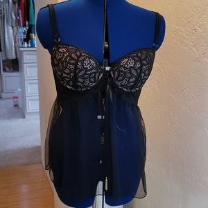 Victoria Secret black baby doll 34 D